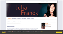 Desktop Screenshot of juliafranck.de
