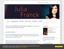 Tablet Screenshot of juliafranck.de